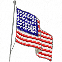 Flags Embroidery Design 1 Flags Embroidery Design 1